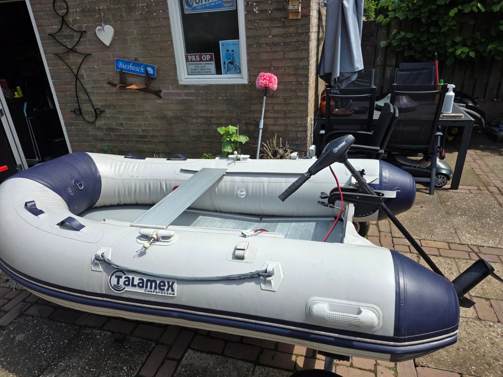Talamex Comfortline TLX-250 Rubberboot, Watersport en Boten, Rubberboten, Aluminium, Elektrisch, Ophalen of Verzenden, Zo goed als nieuw