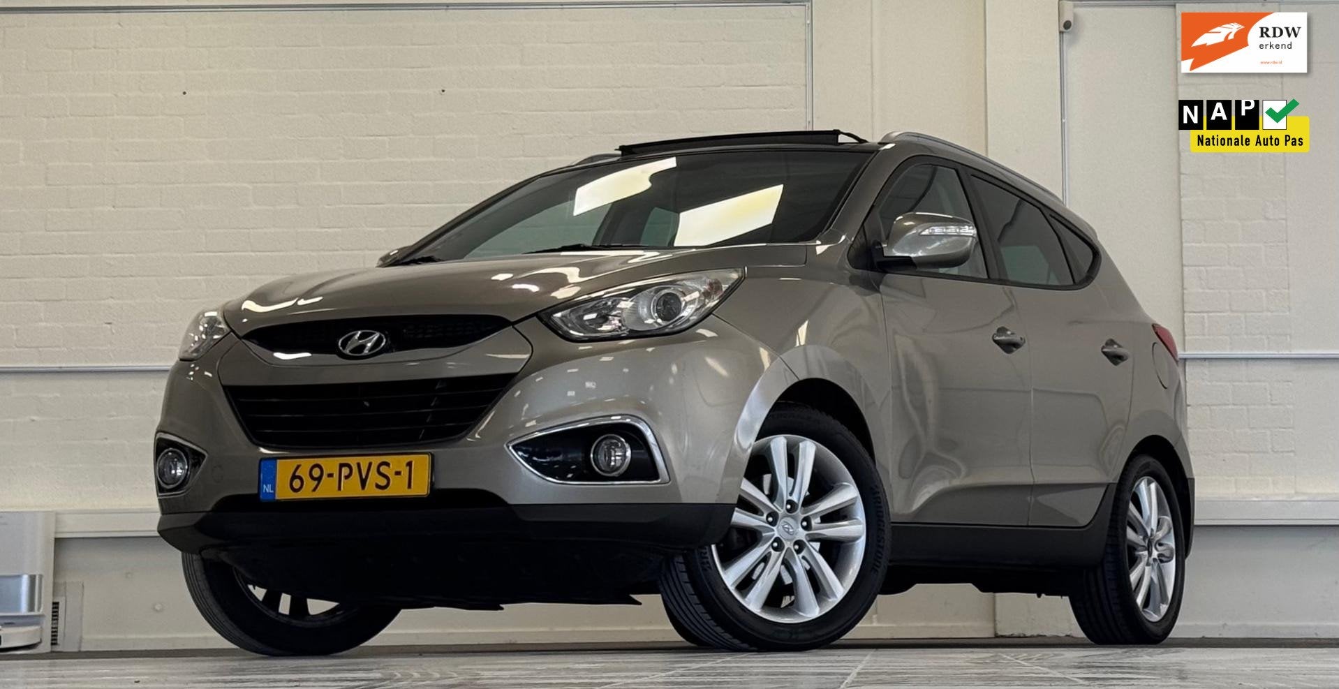 Hyundai Ix35 2.0i i-Catcher Lerenbekleding Camera Navi APK 5, Gebruikt, Zwart, 4 cilinders, 163 pk