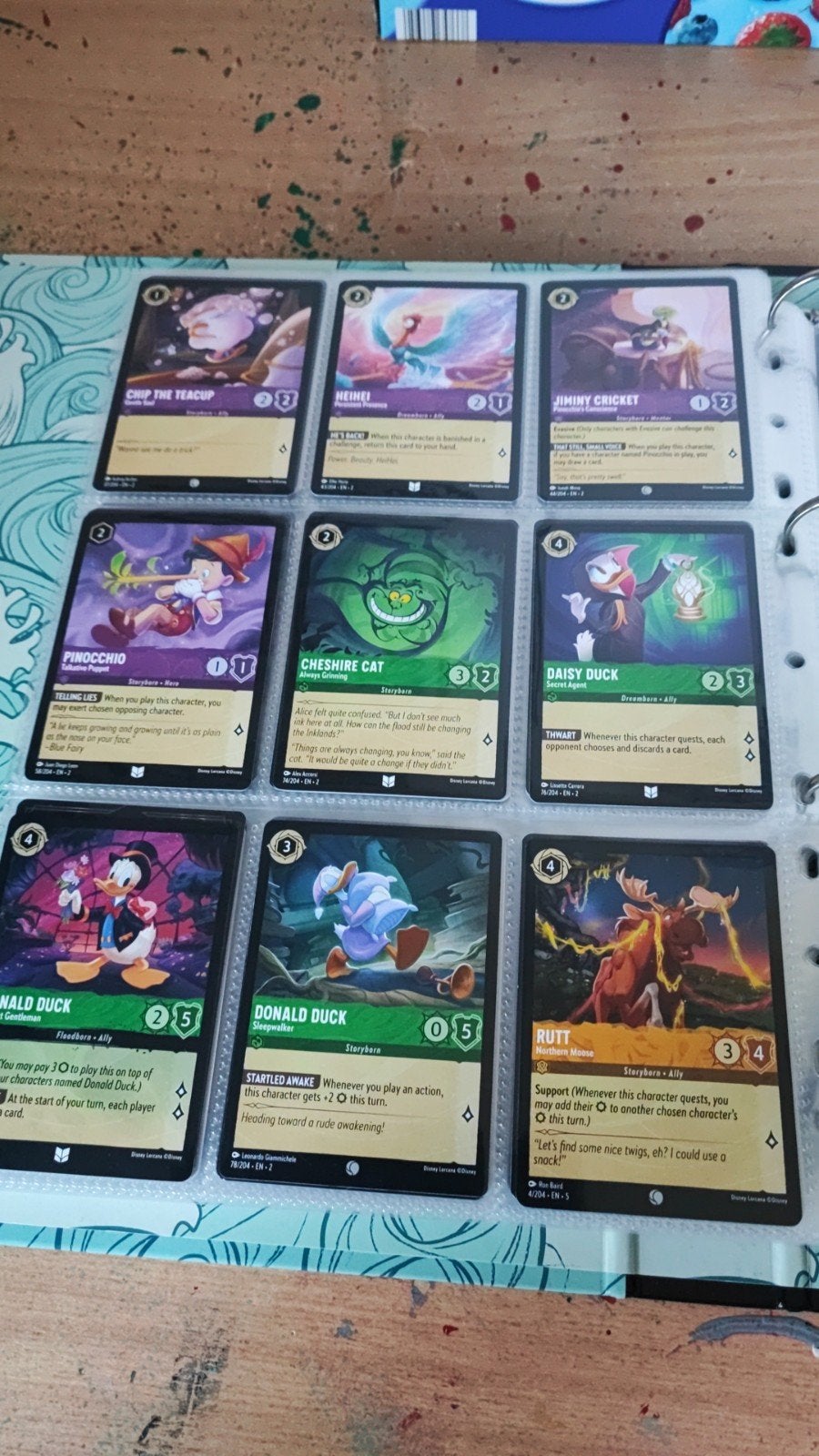 Disney Lorcana Kaarten - Diverse Collectie, Ophalen of Verzenden, Zo goed als nieuw, Meerdere kaarten