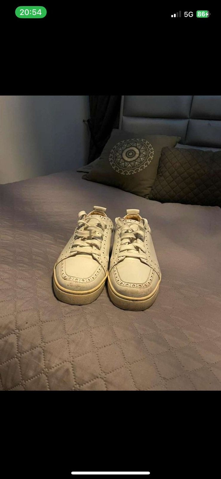 Christian louboutin sneakers, Ophalen of Verzenden, Zo goed als nieuw, Zwart