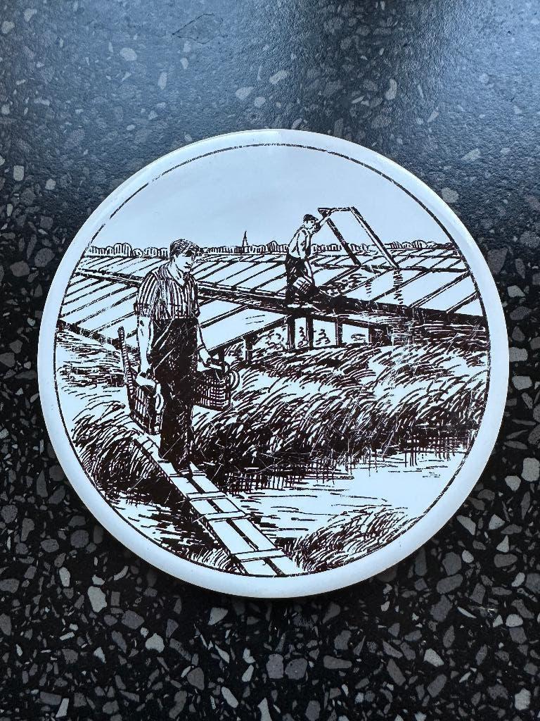 Brinkman tegeltje van het Westland. Platglas, ramen afdekken, Ophalen of Verzenden