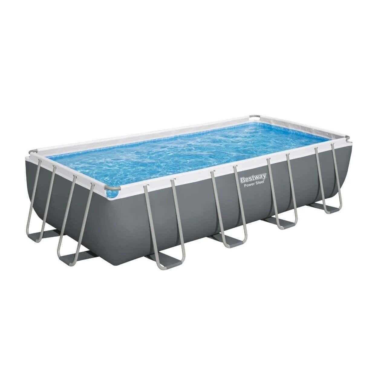 Bestway zwembad 4.88m x2.44m, Ophalen, 200 tot 300 cm, Zo goed als nieuw, Rechthoekig