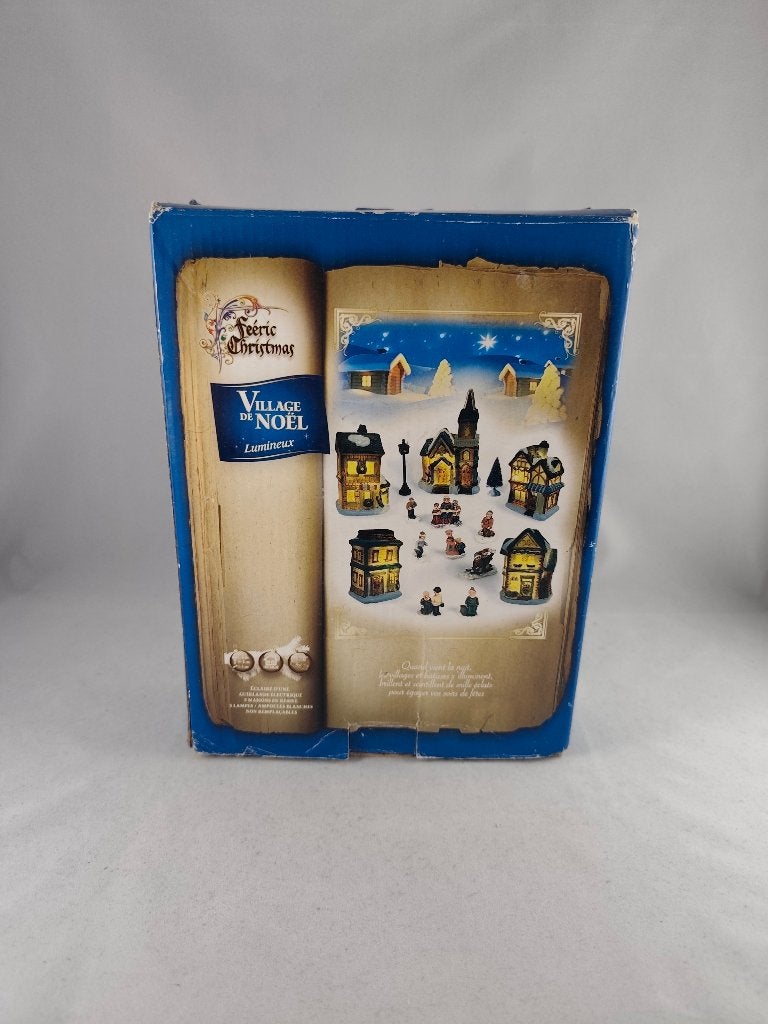 Fééric Christmas Kerstdorp Set – Compleet, Ophalen of Verzenden, Zo goed als nieuw