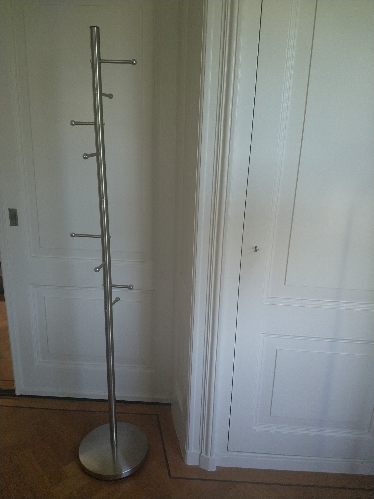 Metalen kapstok 173 cm, Huis en Inrichting, Woonaccessoires | Kapstokken, Ophalen, Zo goed als nieuw, Metaal, Staande kapstok