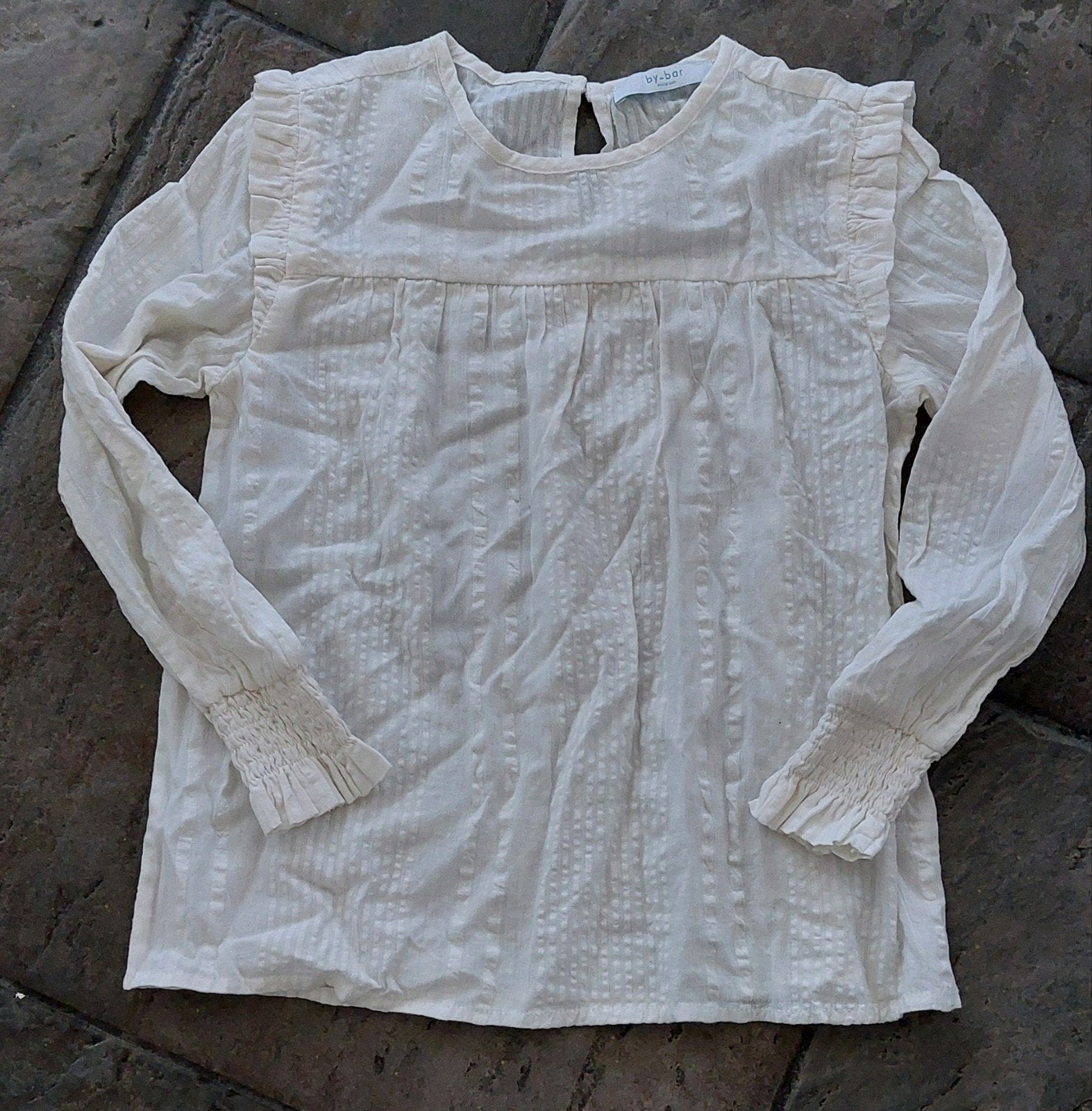 by - bar shirt maat 128, By-bar, Meisje, Ophalen of Verzenden, Zo goed als nieuw