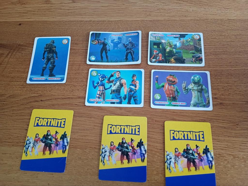 Fortnite kaartjes, Ophalen, Zo goed als nieuw, Meerdere kaarten