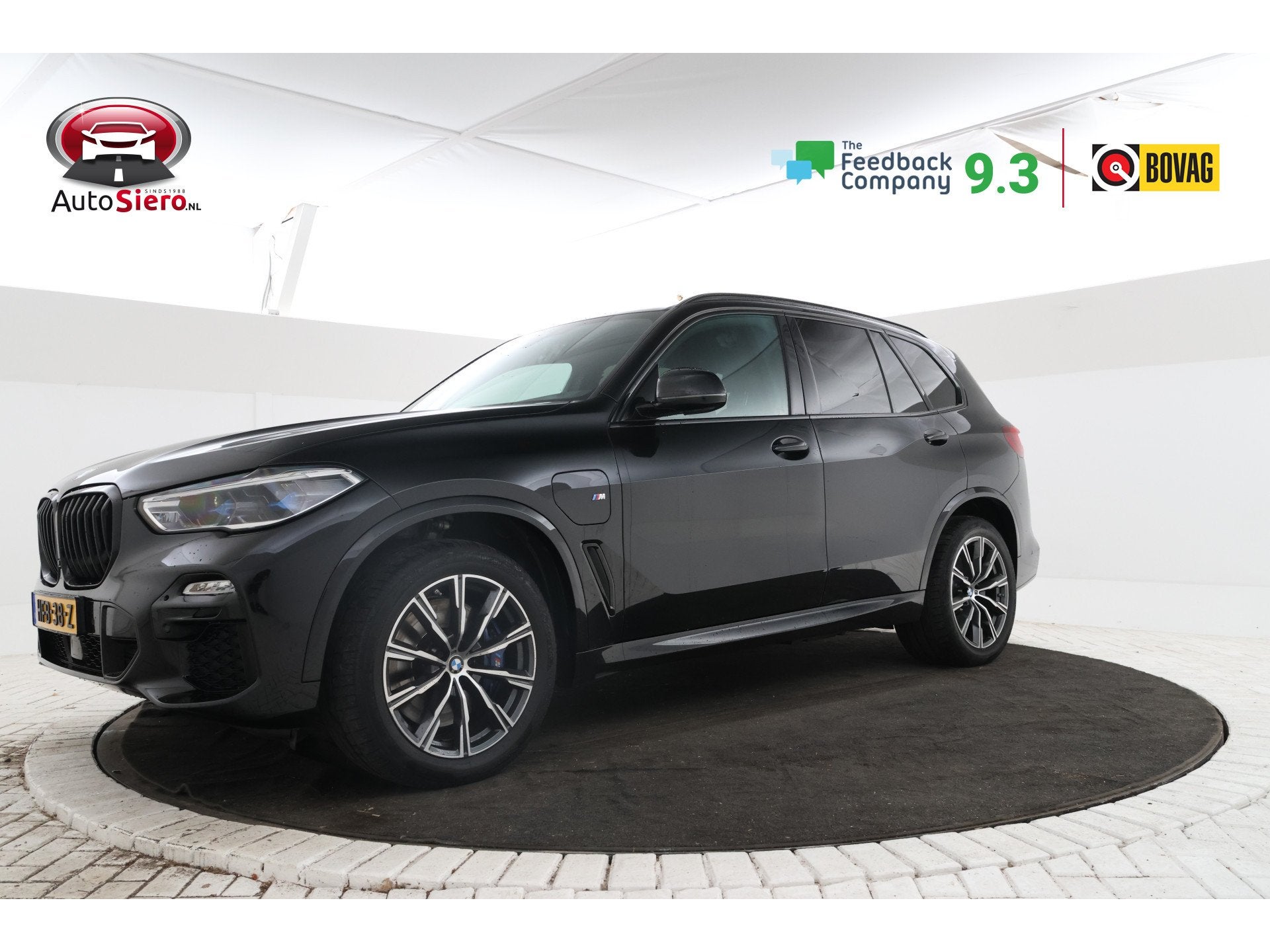 BMW X5 xDrive45e High Executive M-sport Full black Apple car, 12 maanden, Gebruikt, 394 pk, Zwart
