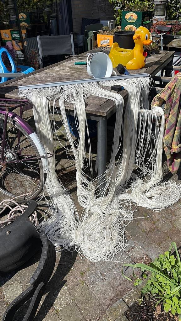 vliegen gordijn Sunarts in prima staat, 100 tot 120 cm, Overige typen, Ophalen of Verzenden, Zo goed als nieuw