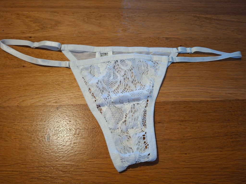 Herenstring van kant maat one size, Kleding | Heren, Ondergoed, Verzenden, Wit, Onbekend, Overige typen
