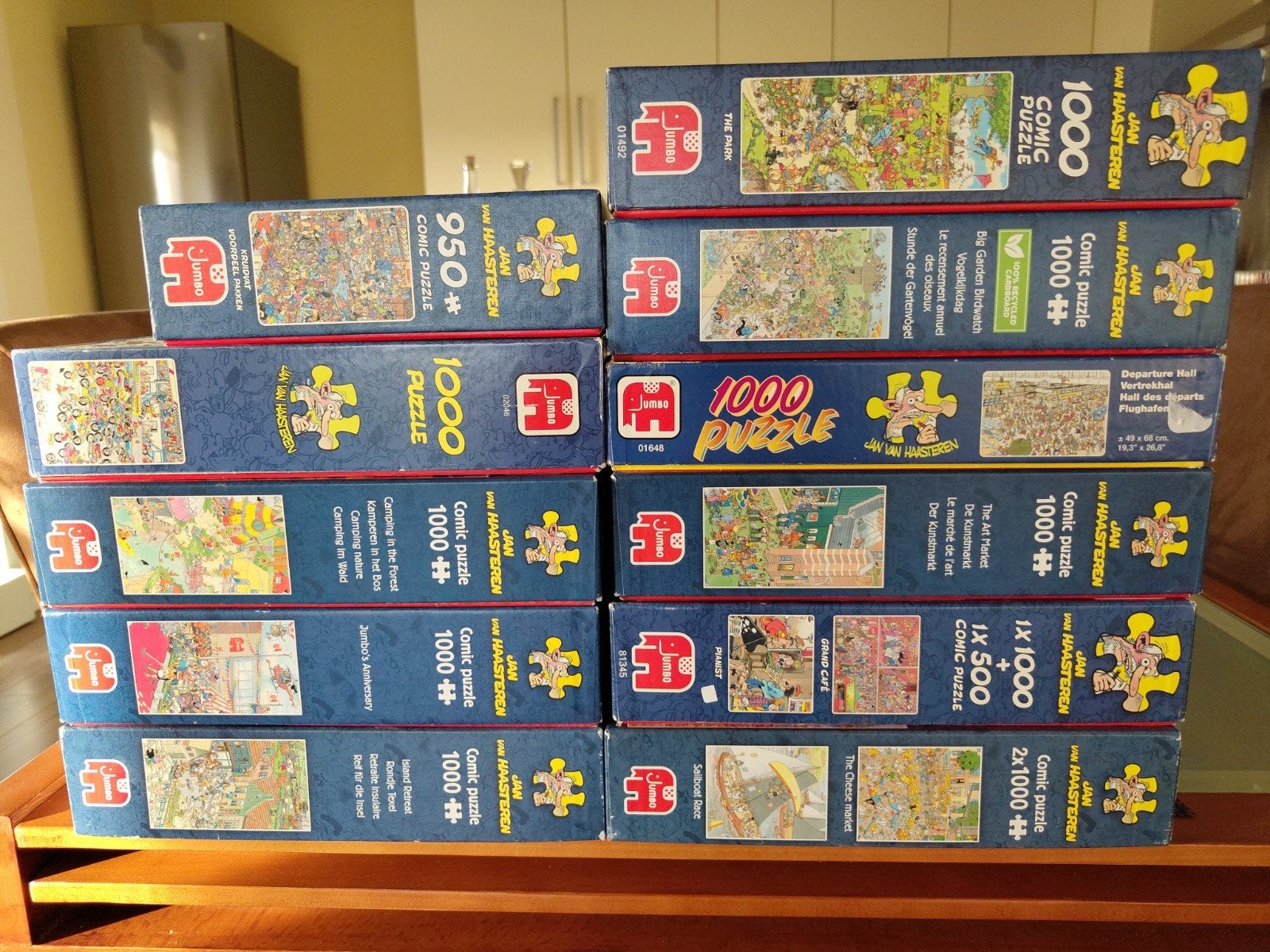 Diverse Jan van Haasteren puzzels - 1000 stukjes, Ophalen, Zo goed als nieuw