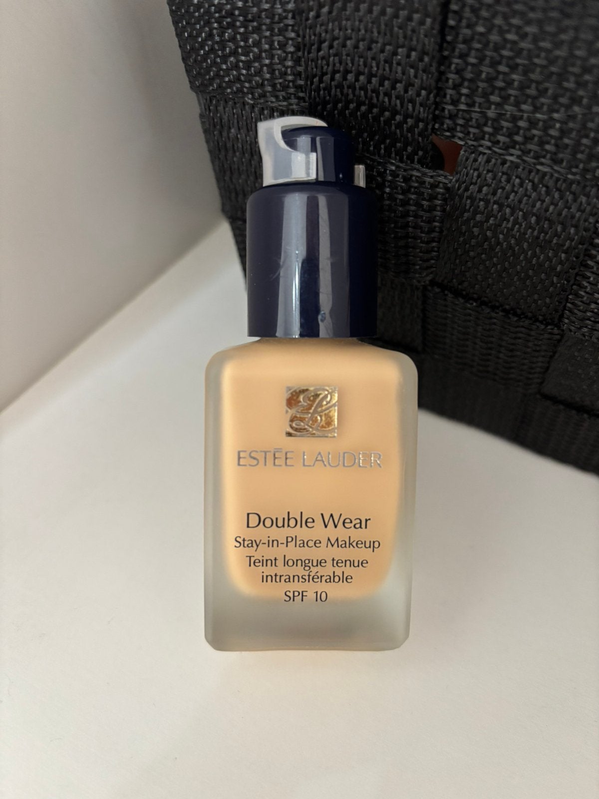 Estee Lauder Double Wear foundation 1W2, Ophalen of Verzenden, Zo goed als nieuw, Beige, Gehele gezicht