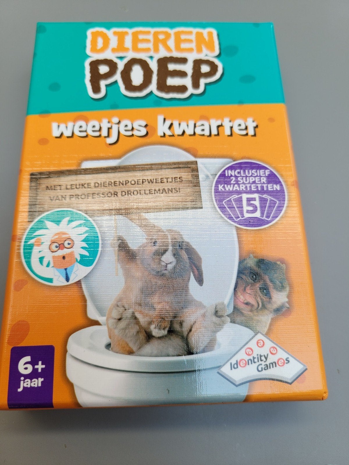 Dierenpoep Weetjes Kwartet - Nieuw, Een of twee spelers, Ophalen of Verzenden, Nieuw, Identity Games