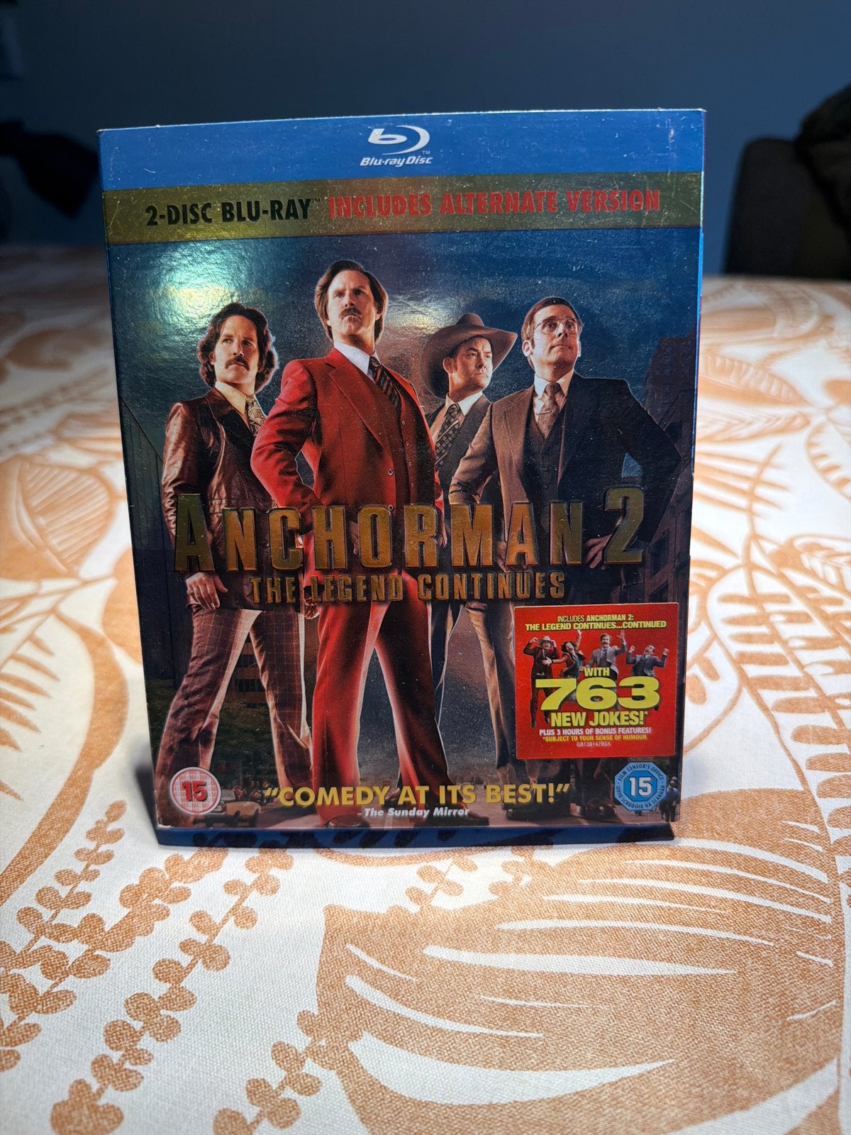 Anchorman 2: The Legend Continues - 2-Disc Blu-ray, Film, Ophalen of Verzenden, Zo goed als nieuw, Blu-ray