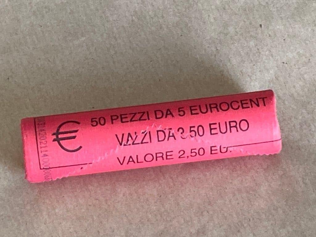 € 0,05 Zichtrol. Italië. 2014. ( 2 ), Ophalen, Italië, 5 cent, Setje