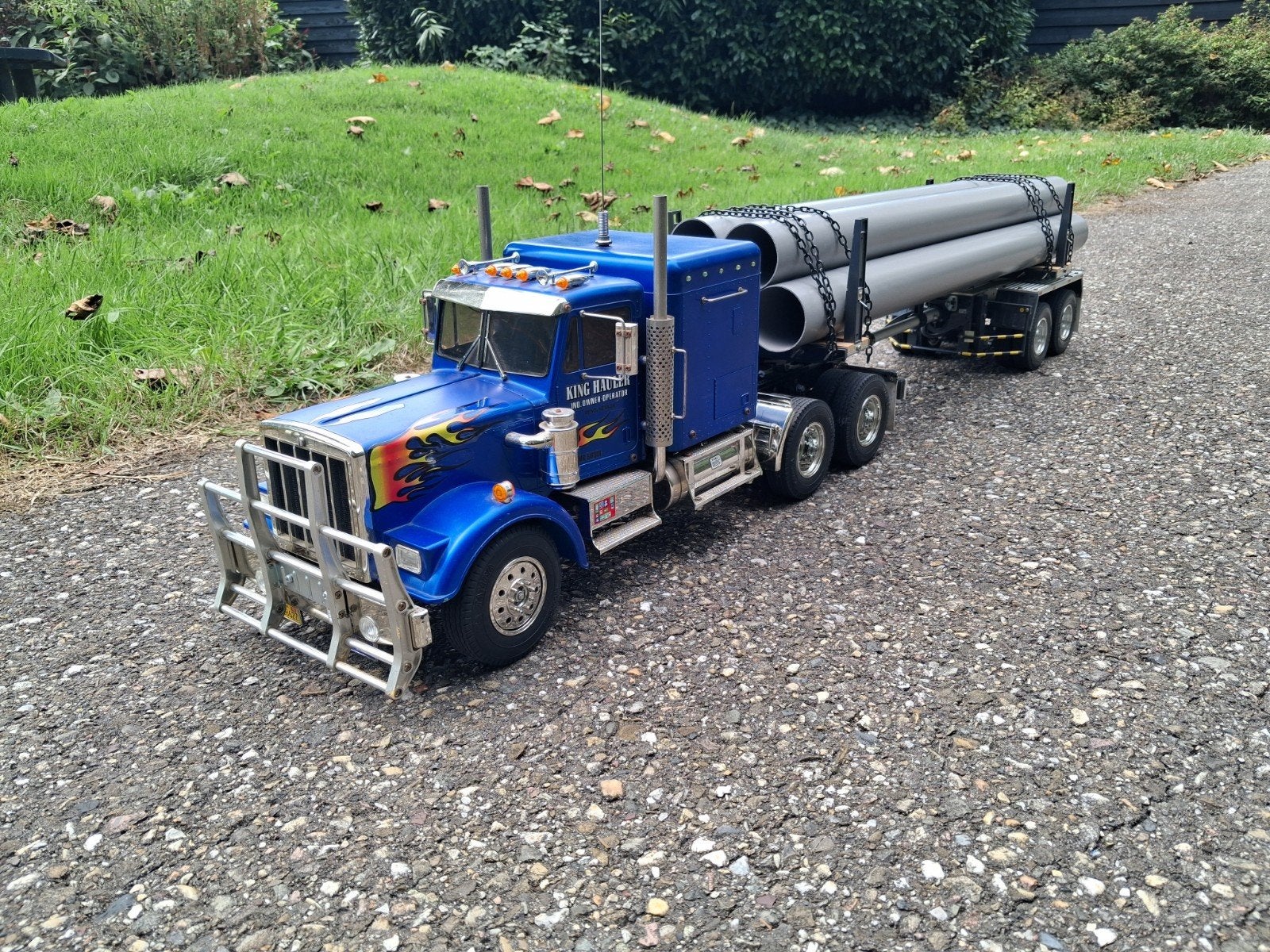 Tamiya King Hauler RC Truck zeer compleet, Hobby en Vrije tijd, Modelbouw | Radiografisch | Auto's, Gebruikt, Schaal 1:14, Auto onroad
