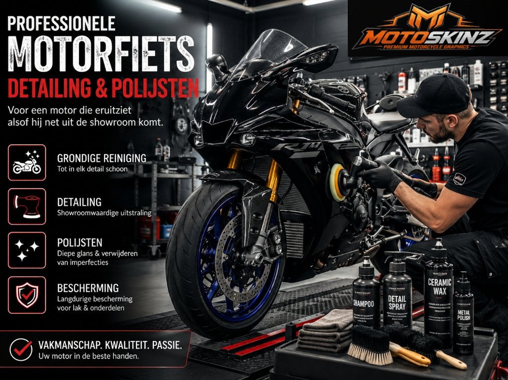 Professioneel reinigen detailen & polijsten van uw motor, Motoren, Ophalen