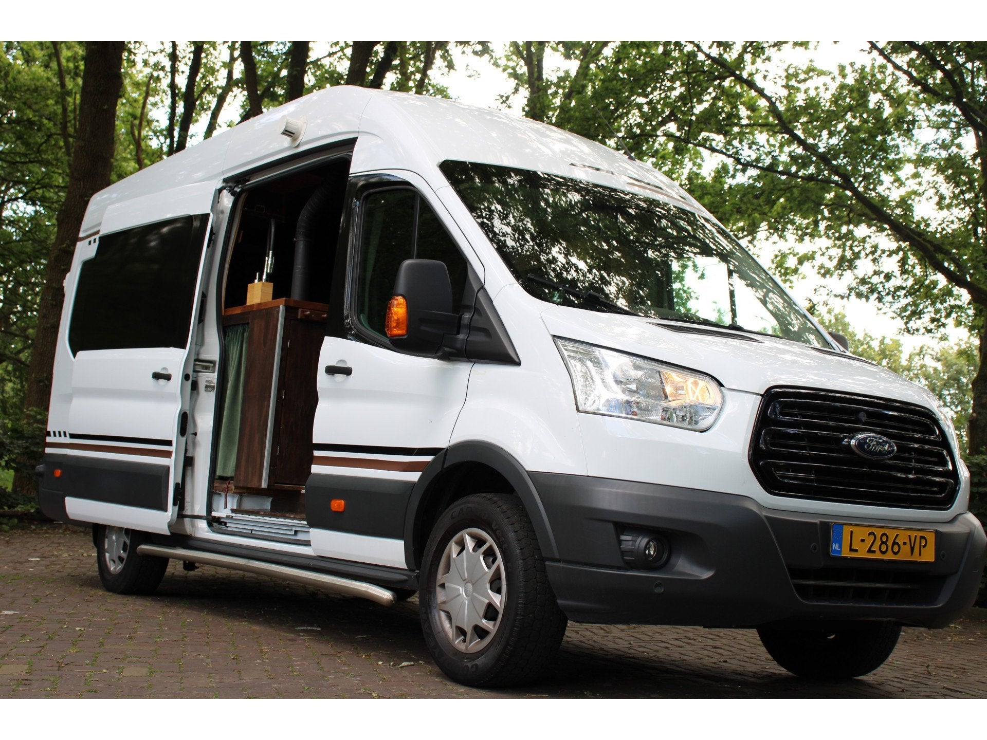 Ford Transit Camper, Auto's, Keurmerk '100% Onderhouden', 12 maanden, 2800 kg, Wit