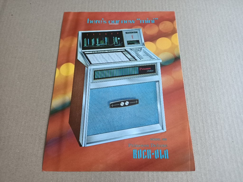 Flyer: Rock-ola 435 (1967) jukebox, Verzenden, Gebruikt, 1950 tot 1960, Seeburg
