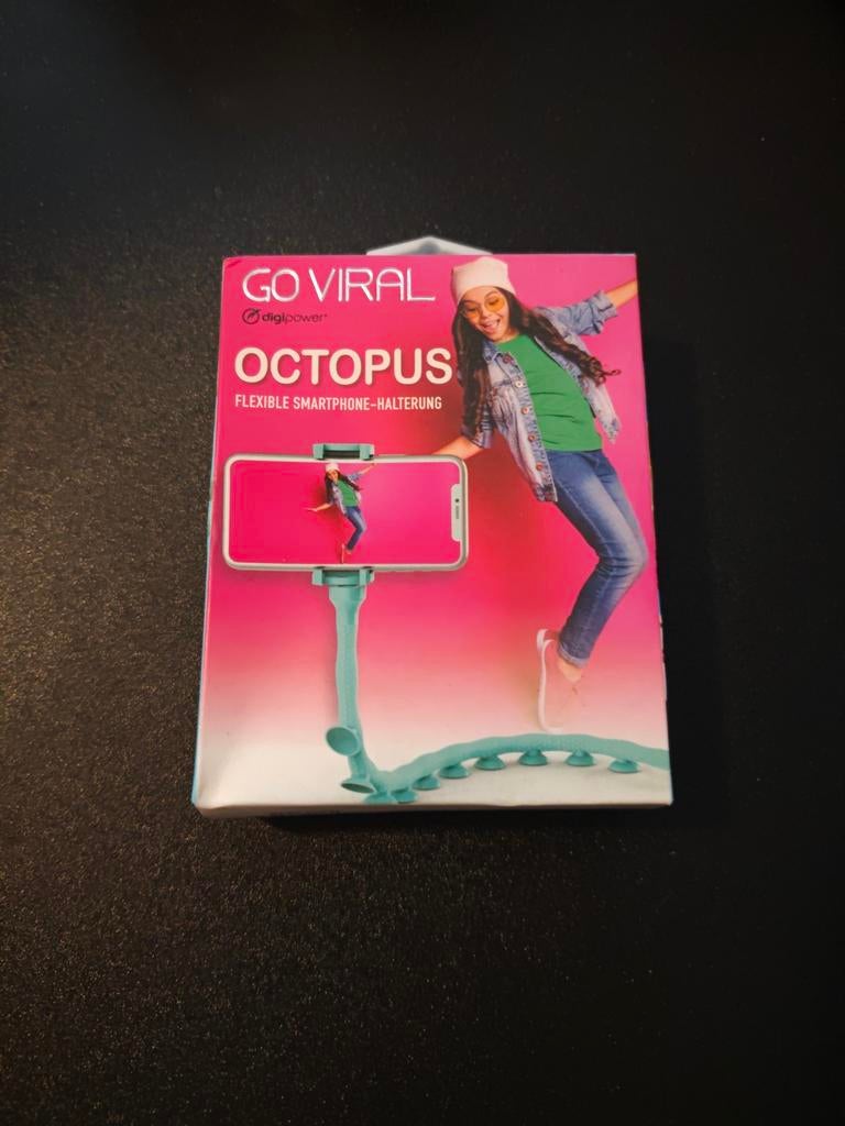 Go Viral Octopus Flexibele Smartphone Houder, Ophalen of Verzenden, Nieuw