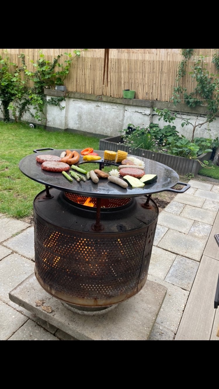 Bonfeu plancha V45(55cm)+Vuurkorf €50, Ophalen, Gebruikt