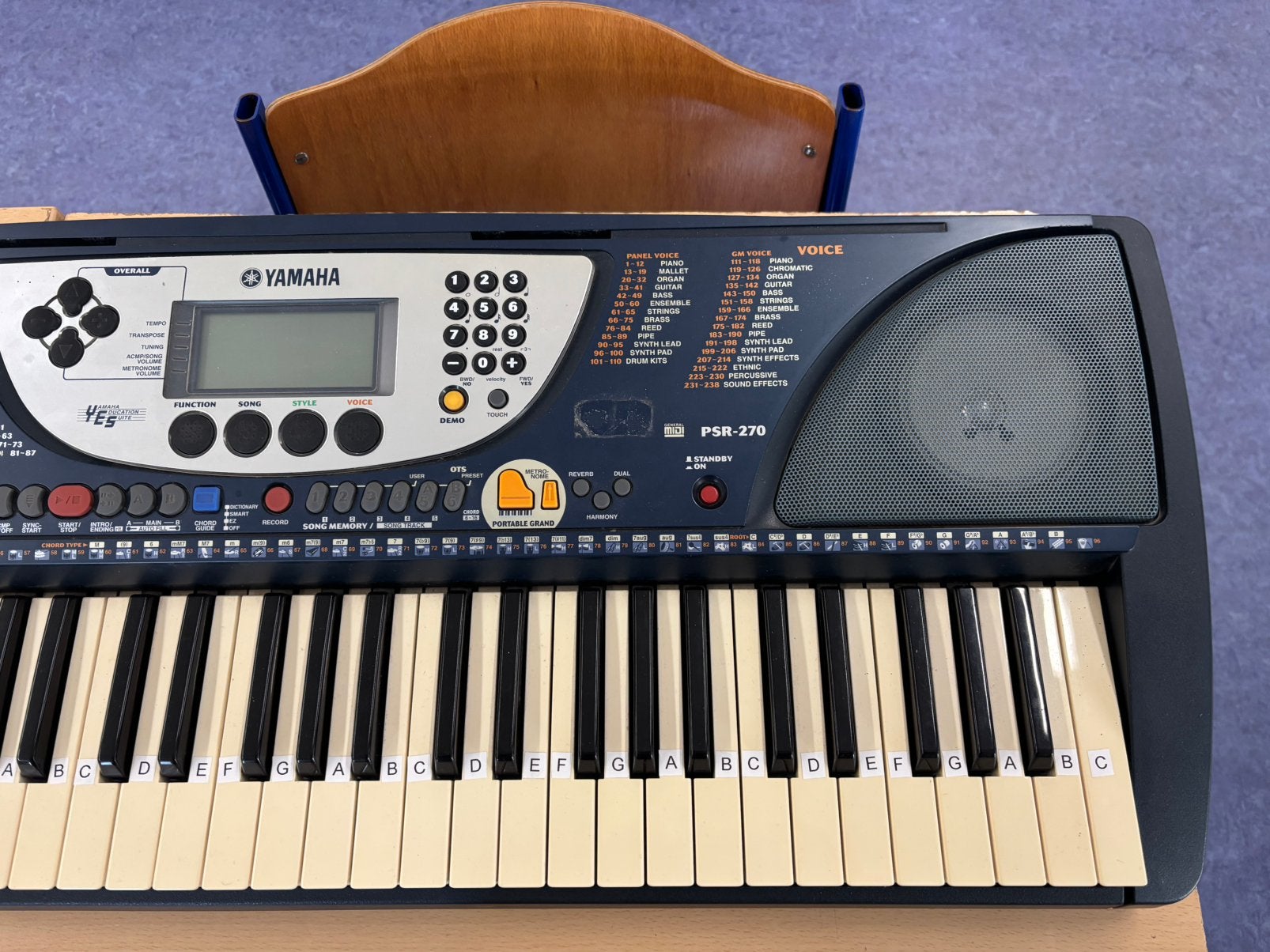 Yamaha Psr 270 en PSR 220 Keyboards, Muziek en Instrumenten, Keyboards, Ophalen, Zo goed als nieuw, 61 toetsen, Yamaha