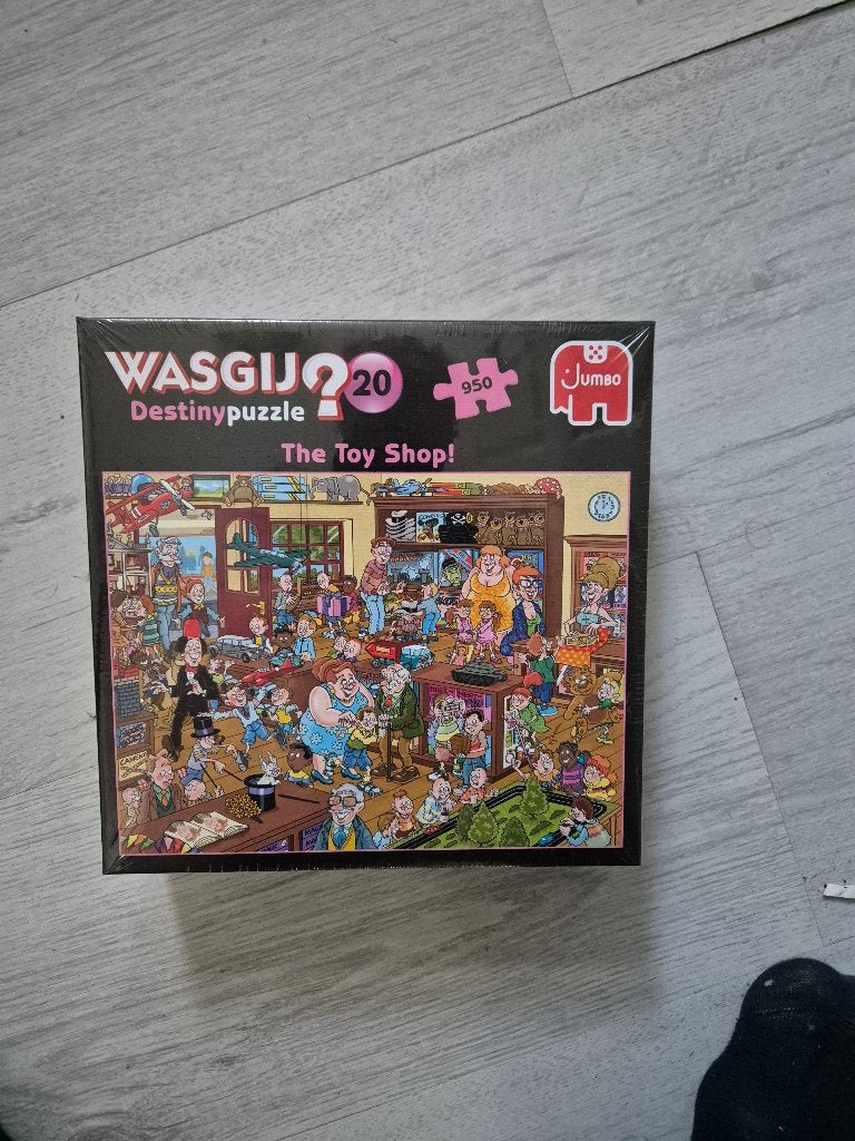 Jumbo Wasgij Destiny 20 The Toy Shop puzzel - Nieuw, Ophalen of Verzenden, 500 t/m 1500 stukjes, Nieuw, Legpuzzel