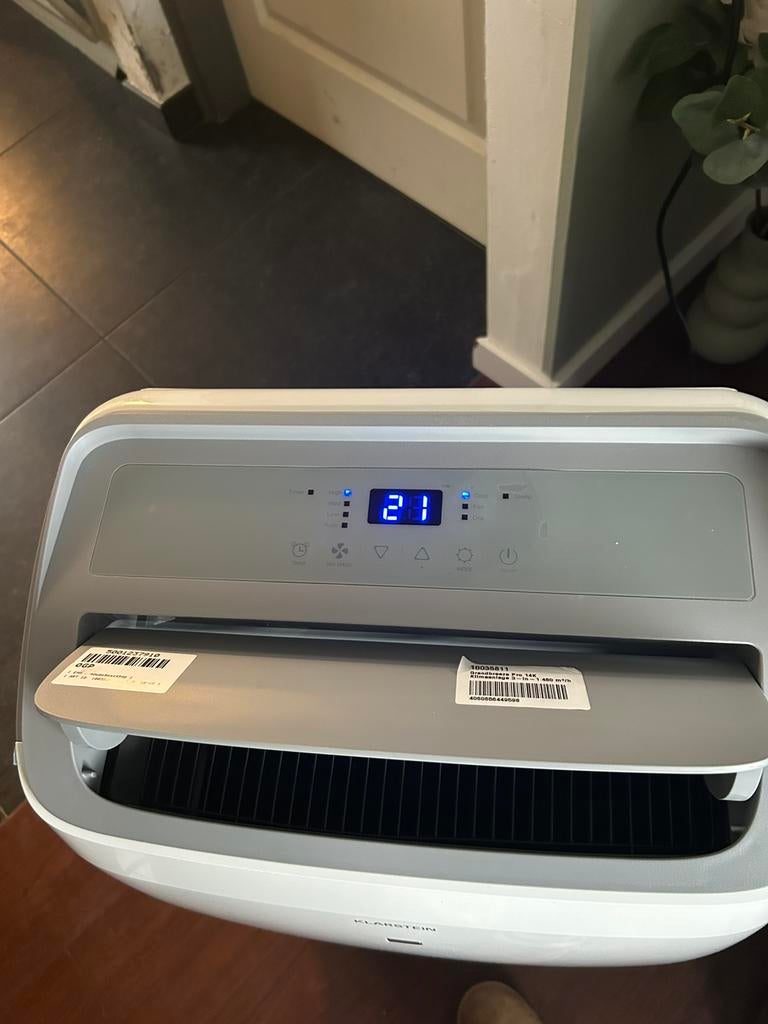 Klarstein airco 10035817, Ophalen, Minder dan 60 m³, 3 snelheden of meer, Zo goed als nieuw