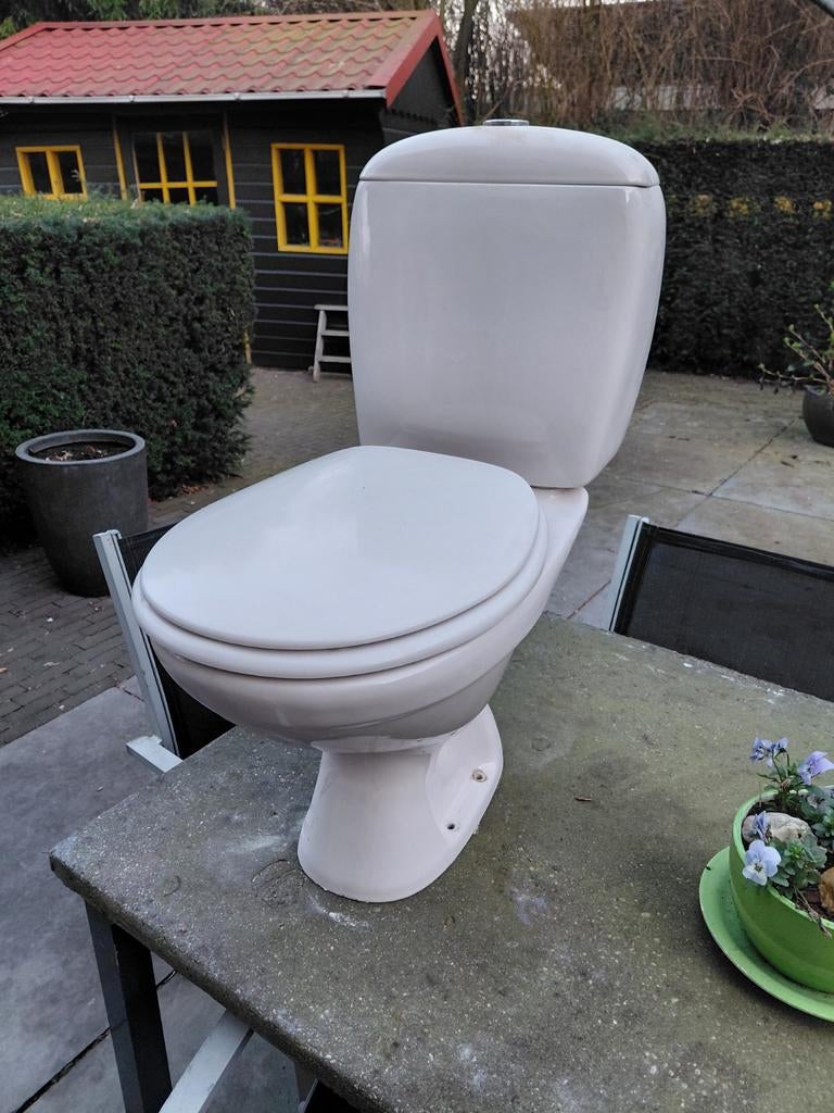 Duoblok Sphinx WC-pot met reservoir, Doe-het-zelf en Verbouw, Sanitair, Ophalen of Verzenden, Gebruikt, Toilet