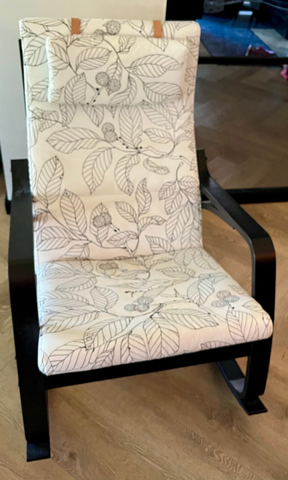 Schommelstoel, fauteuil  stoel van Poäng van Ikea, Huis en Inrichting, Fauteuils, Ophalen, Zo goed als nieuw, 75 tot 100 cm, 50 tot 75 cm