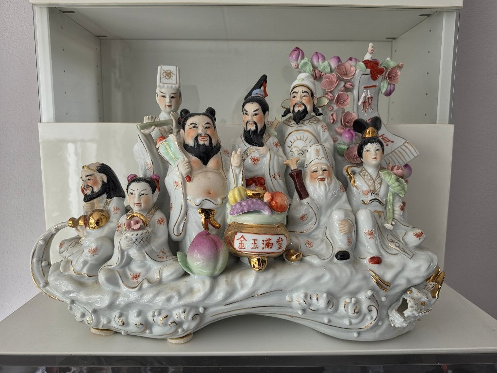 Chinese porseleinen Beeld – Acht Onsterfelijken, Ophalen