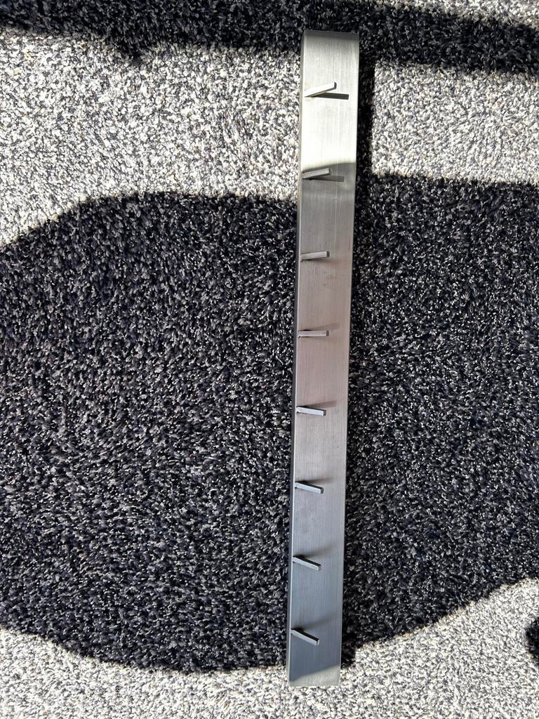 Kleine RVS kapstok met 8 haken voor kinderjassen, Ophalen, Gebruikt, Minder dan 100 cm, Metaal
