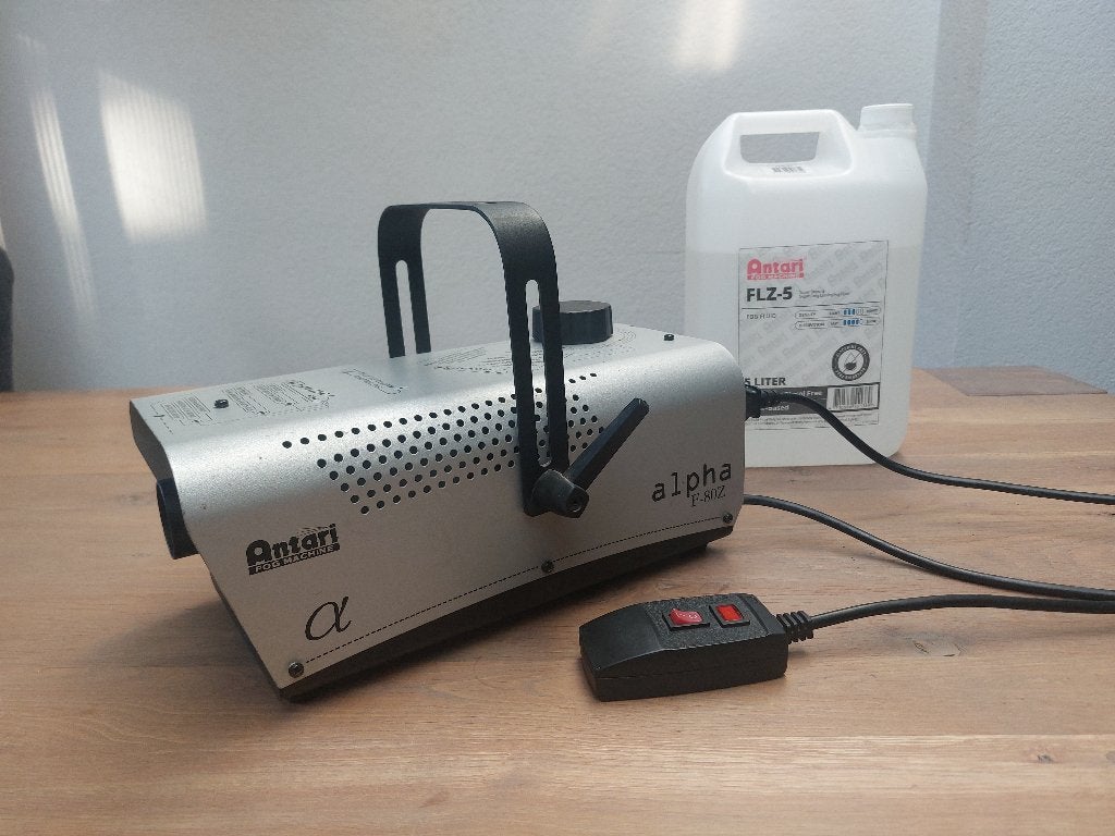 Antari Alpha F-80Z Rookmachine inclusief vloeistof, Ophalen of Verzenden, Gebruikt, Rookmachine