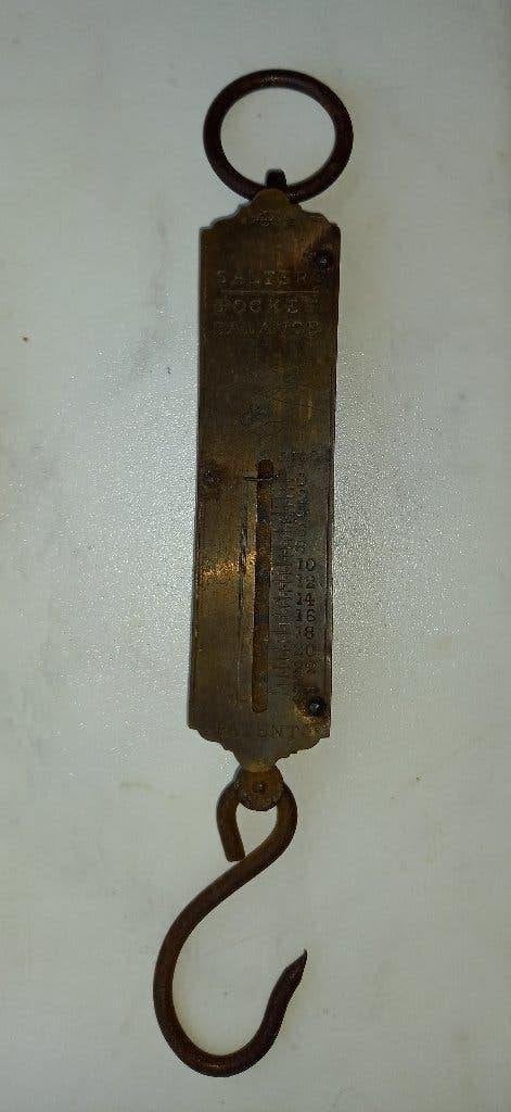 Salter's Pocket Balance weegschaal(tot 25 kg), Antiek en Kunst, Verzenden
