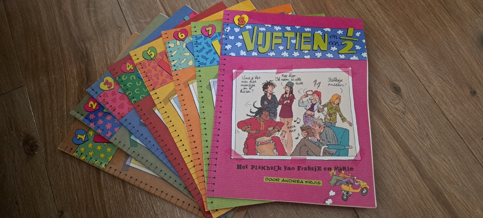 Serie stripboeken vijftien en een half Zgan 1 2 3 4 5 6 7 8, Boeken, Stripboeken, Andrea Kruis, Ophalen of Verzenden, Zo goed als nieuw