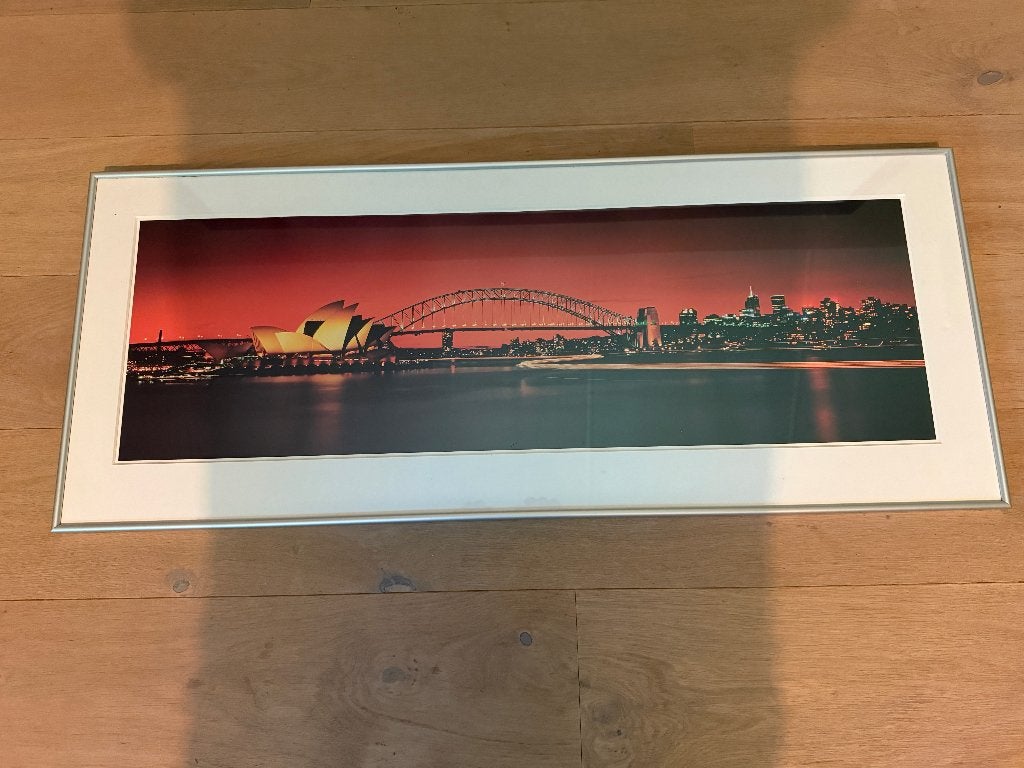 Peter Lik – Sydney Harbour ingelijst, Ophalen, Zo goed als nieuw, 100 tot 125 cm, Foto of Poster