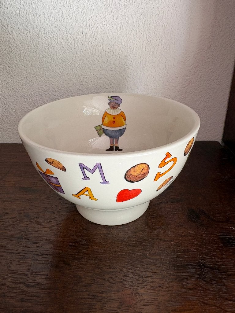 Kom, schaaltje Sinterklaas, 5 december; met Piet pepernoten, Ophalen of Verzenden