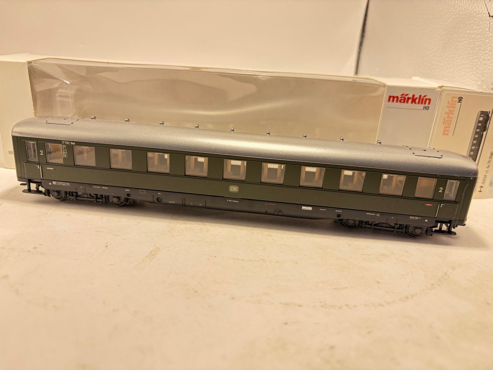 Märklin H0 43222 DB Personenrijtuig 2e klas, Hobby en Vrije tijd, Modeltreinen | H0, B, Wisselstroom, A, Marklin