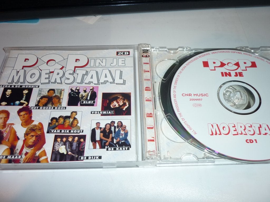 Pop in je moerstaal de dubbel cd club edition, Cd's en Dvd's, Verzenden, Zo goed als nieuw, Pop