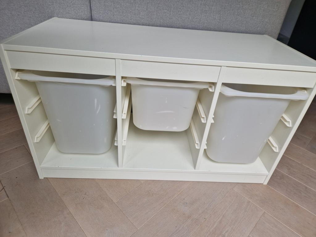 Ikea Trofast met 3 bakken, Ophalen, Gebruikt, 50 tot 100 cm, Met lade(s)