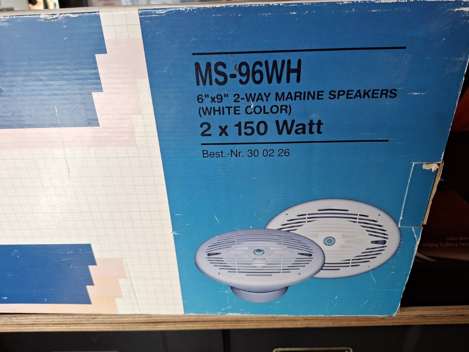 MS-96WH 6x9 inch 2-weg Marine Speakers Wit 2x150W, Audio, Tv en Foto, Overige typen, Nieuw, Ophalen, 150 watt of meer