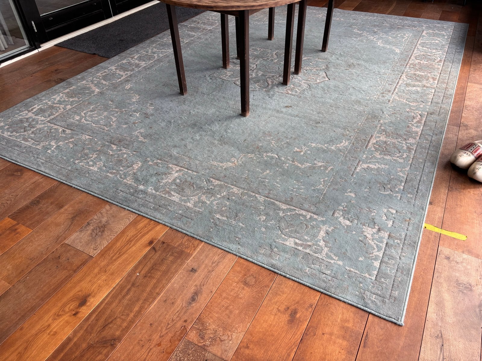 Vloerkleed, Ophalen, Gebruikt, Blauw, 200 cm of meer
