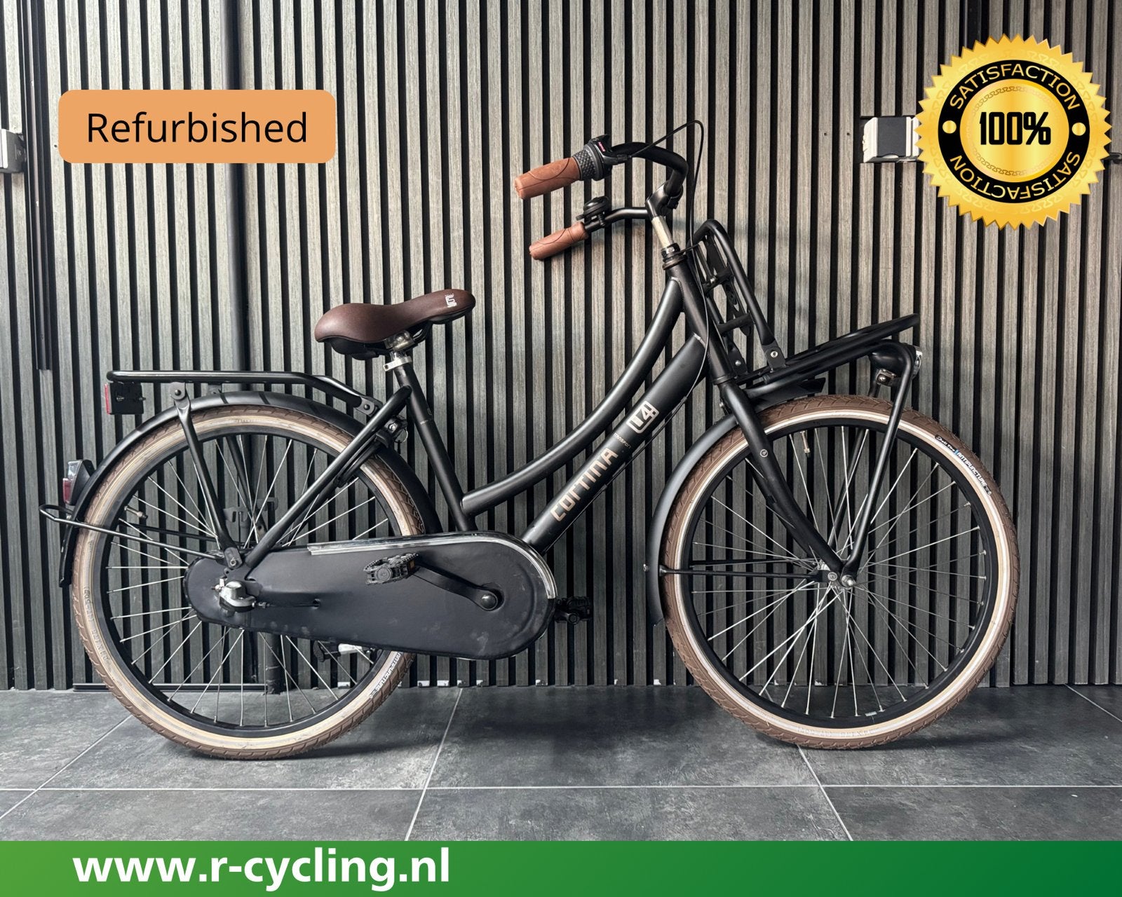 Cortina U4 24 inch 42 cm frame, R-Cycling.nl, Terugtraprem, Contact@r-cycling.nl, 24 inch