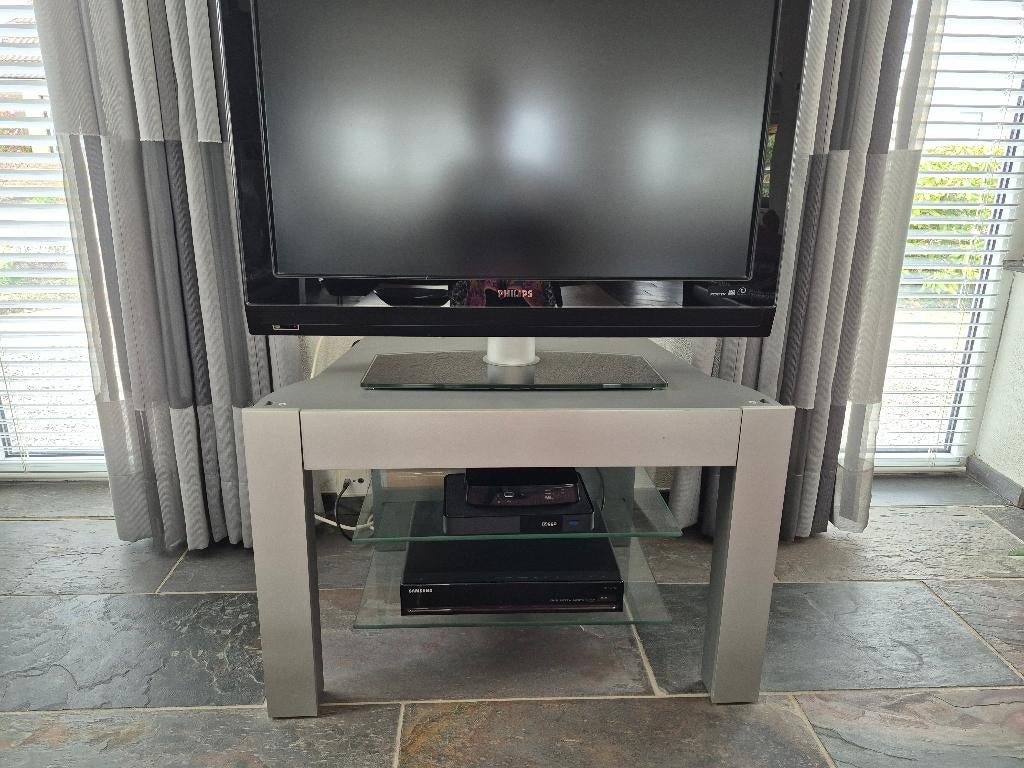 TELEVISIEKASTJE, Huis en Inrichting, Kasten | Televisiemeubels, Ophalen, Gebruikt, Glas, 50 tot 100 cm