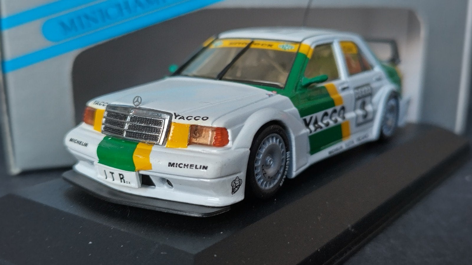 Mercedes Benz 190 Evo2 Yacco DTM 92 Rosberg Minichamps Pol, Auto, Verzenden, ., Nieuw