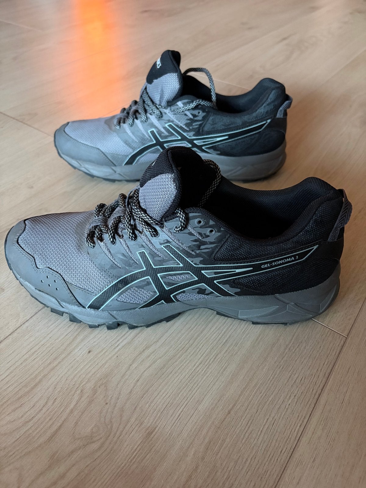 Asics Gel-Sonoma 7 Hardloopschoenen Heren Maat 46, Sport en Fitness, Ophalen, Hardloopschoenen, Zo goed als nieuw, Hardlopen