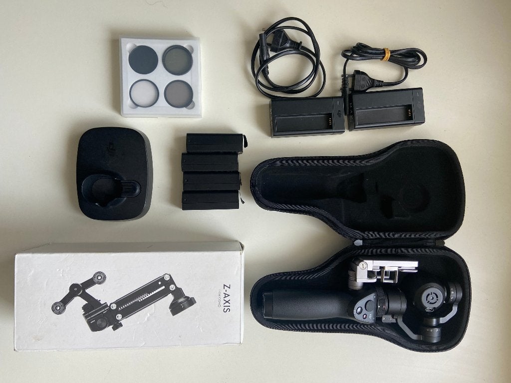 DJI Osmo 1 met Z-Axis, extra batterijen en filters, Overige merken, Overige soorten, Zo goed als nieuw, Camera