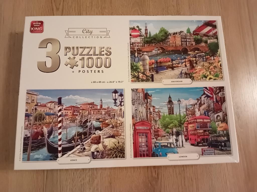 Legpuzzel 1000 Stukjes, Ophalen of Verzenden, 500 t/m 1500 stukjes, Gebruikt, Legpuzzel