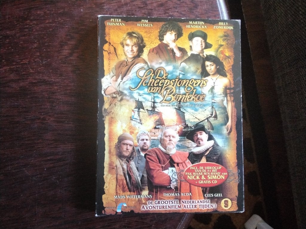 De scheepsjongens van bontekoe dvd + cd, 2disk, origineel, Avontuur, Vanaf 9 jaar, Ophalen of Verzenden, Zo goed als nieuw