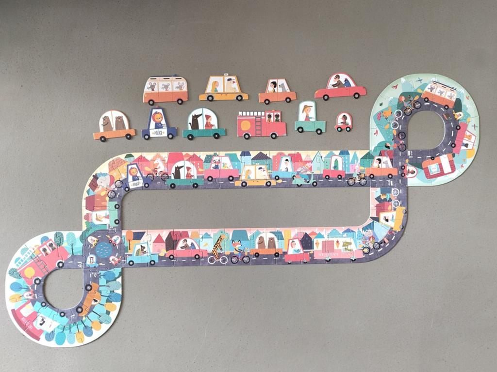 Beep Beep! Zoek & vind puzzel, 48 stuks, Ophalen of Verzenden, 10 tot 50 stukjes, Zo goed als nieuw, 4 tot 6 jaar