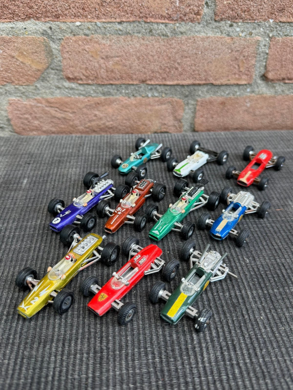 10 F1 race autootjes Majorette + Penny ( opknappertjes ), Ophalen of Verzenden, Zo goed als nieuw, Auto
